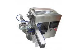 China Desktop turntable spout bag filling and capping machine supplier