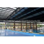 Durable Steel Structures Space Frame Roof  Swimming Pool Cover Simple Installation
