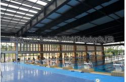 China Durable Steel Structures Space Frame Roof  Swimming Pool Cover Simple Installation supplier