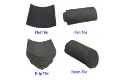China Plain Snow Resistant Chinese Clay Roof Tiles Fireproof supplier
