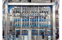 China 2000BPH Linear Detergent Filling Sealing Machine Gravity Filling For Dishwashing Liquid supplier