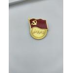 Multioccasion Metal Brooch Pin , 	Colour Filling Communist Enamel Pin for sale