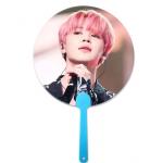 0.6mm PET Plastic Korea Celebrity 3d Handfan 3d Lenticular Handfan With Idol Picture for sale