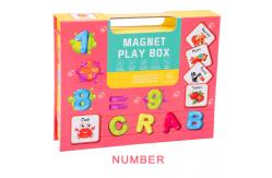 China Preschool Number Recognition Magnetic Jigsaw Puzzle Book For 3 Year Olds Kids supplier