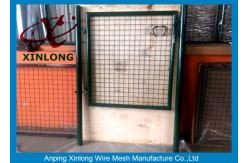 China Hot Dipped Welded Fence Gate With Stainless Steel Lock OEM Acceptable supplier