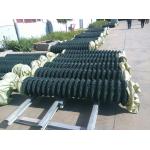 PVC Coated Chain Link Fence Panels In Black For Trellis Gates