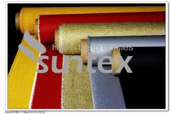 China Coated Fiberglass Fabric  Silicone Coated Temperature resistance from approx. –50 ℃ to approx. +250 ℃ supplier