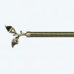 branch leaves curtain finial Customized curtain rod accessories single bracket