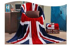 China Customized Soft Digital Printing Polyester Fleece Blanket For All Seasons supplier