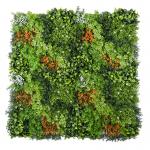 Environment Friendly Artificial Grass Wall Panels UV Resistant For Decoration for sale