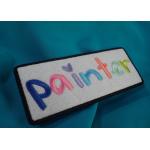 Personal Custom Clothing Patches , One Side Printable Iron On Patches for sale