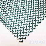 China 40ft Flexible Wire Metal Mesh Curtains Facades Grass Green for sale