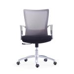 Modern Office Furniture Middle Back Mesh Back Fabric Seat Swivel Office Chair for sale