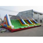 Double Stitching Inflatable Outdoor Sport Games Wipeout Obstacle Course