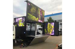 China Customized Mobile Digital Mobile LED Display Truck Advertising P6 3 Sides supplier