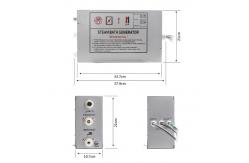 China Waterproof IPX5 Steam Bath Equipment With LCD Touch Screen / Bluetooth Control Panel supplier