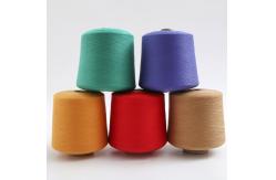 China Smooth Surface Hank Semi Dull Polyester Yarn 40 / 2 50 / 3 Good Elasticity supplier