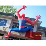 advertising inflatable sipder man model with custom logo printing for sale