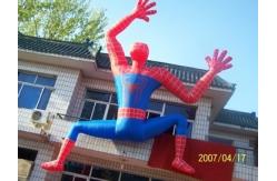 China advertising inflatable sipder man model with custom logo printing supplier