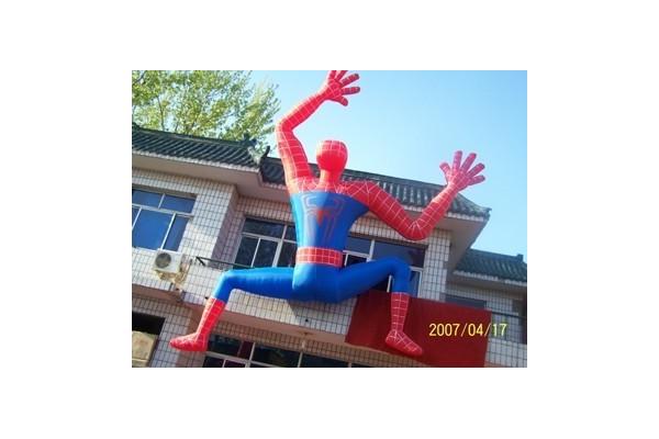 advertising inflatable sipder man model with custom logo printing