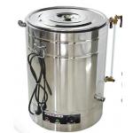 China 90L New Style Stainless Steel Honey Heating Tank Interlayer Water Heating Honey Storage Barrel for sale