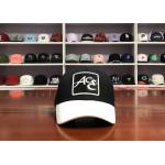 Customize ACE mix color black and white 6panel structured baseball caps hats for sale