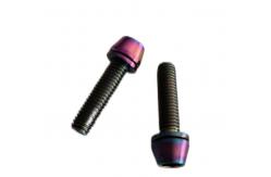 China Titanium Cone Head Bolt M5 M6 Titanium Bolts For Mountain Bikes supplier