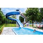Water Park Game Swimming Pool Equipment 3-5m High Fiberglass Slide For Children for sale