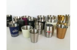 China 400ml Aluminium Drinking Cups Round Personalized Wine Tumbler supplier