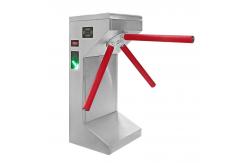China 304 Stainless Steel Access Control Three Arm Turnstile Gate 0.2s/Person supplier