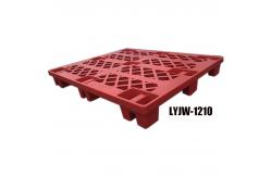 China SGS Custom Plastic Pallet Virgin Anti Impact HDPE Pallets Red supplier
