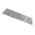 IP65 Waterproof Stainless Steel Keyboard With Mouse Trackball