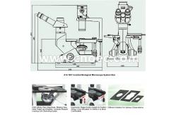 China A14.1021 400x Trinocular Inverted Biological Microscope Infinity Optical System supplier