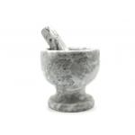 Marble Stone Mortar And Pestle Pill Crusher Grinder Herb Bowl Food Safe for sale