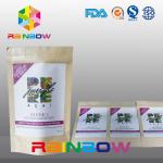 Logo Printed Chia Seeds Krafter Paper k Bag / Nut Snack Food Packaging for sale