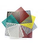 Architectural PVDF Size 1500*2500mm Perforated Metal Mesh Sheet for sale