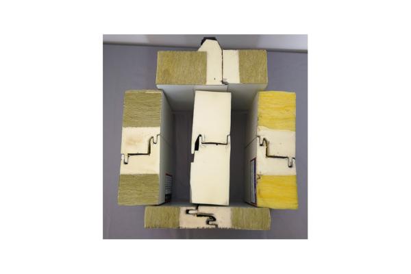 Structural Glasswool Precast Sandwich Panel 25mm Coolroom Panels For Building Roofs
