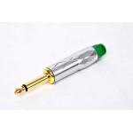 High quality nickel plating and gold-plated waterproof audio 1/4 plug
