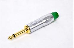 China High quality nickel plating and gold-plated waterproof audio 1/4 plug supplier