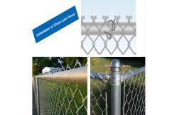 China 5.0MM Metal Wire Mesh Fencing Durable Chain Link Farm Fence supplier