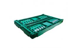 China Stacking Custom Plastic Storage Crate Folding Vegetable Storage Basket supplier