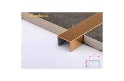 China 3048MM Length Mirror Tile Trim PVD Rose Gold Stainless Steel U Trim supplier