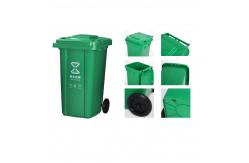 China Eco Mobile Garbage Bin 240L HDPE 660L Garbage Bin For Public Place supplier