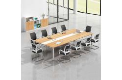 China 6 Person Office Conference Table D1200mm Meeting Room Rectangular supplier