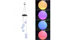 China Solar Changing Color Hummingbird Wind Chime supplier