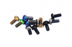 China Titanium Disc Brake Screw With Round Hex Head supplier