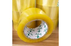 China Transparent Yellow Customized Adhesive Tape For Carton Sealing Tape supplier