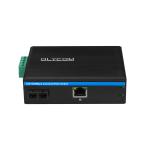 60KM Industrial PoE Media Converter Gigabit Ethernet SC Fiber Duplex Unmanaged Mini Size for sale
