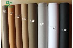 China 0.55MM / 0.3MM Double Side Smooth Kraft Paper Roll Washable Black supplier