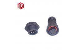 China Copper Alloy Contact Pin Push Locking Nylon 300V 10A Waterproof Connectors supplier